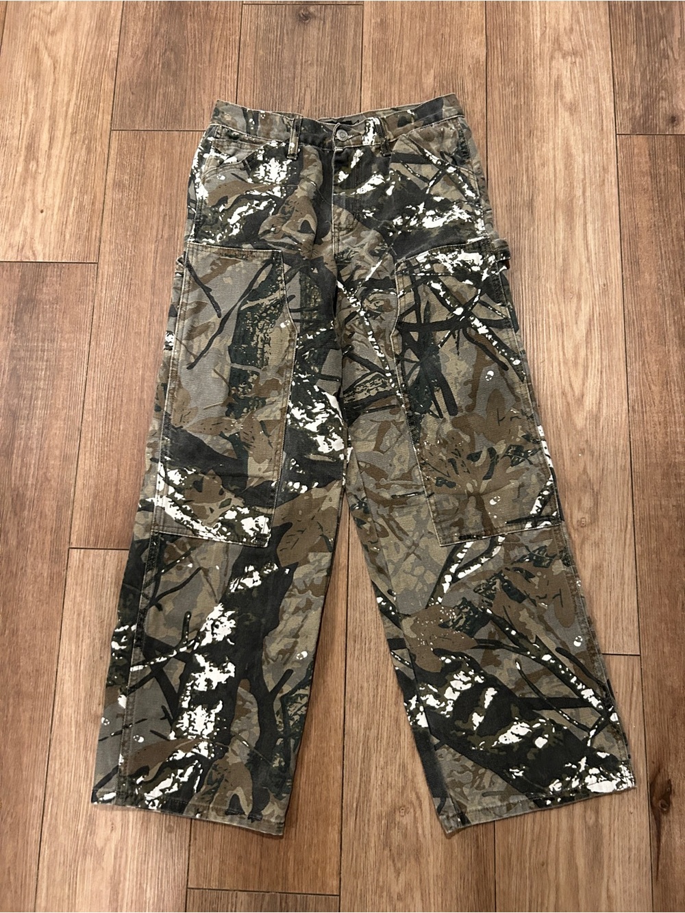 RSQ Boys Straight Utility Pants Camouflage size 20